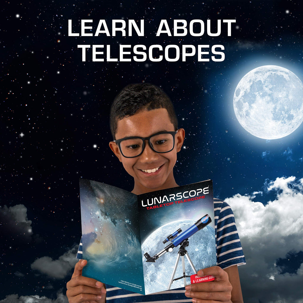 NASA Lunar Telescope for Kids Ages 8-12 with Tripod and Finder Scope