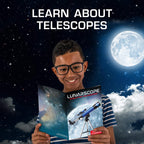 NASA Lunar Telescope for Kids Ages 8-12 with Tripod and Finder Scope