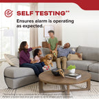 Kidde Smoke Detector, 10-Year Battery Powered, LED Status Lights, 85 dB Alarm, 20SD10, 1 Pack