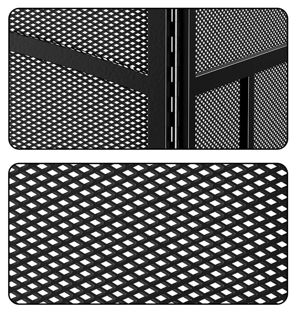 Fire Beauty 3 Panel Arch Top Fireplace Screen Fire Screen Spark Guard Cover