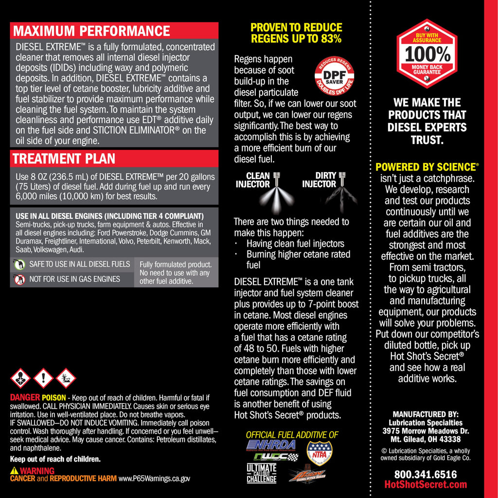Hot Shot's Secret Diesel Extreme Fuel Additive, 64 oz