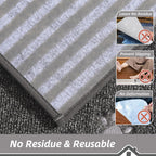 BEQHAUSE Stair Treads Non Slip for Wooden Steps 28" x 9", 15pcs, Charcoal
