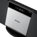 Jensen® JBS-300 Home Bluetooth Stereo Shelf Music System Speakers with MP3 CD Player Wall Mountable Digital AM-FM Radio, USB Port - Remote Included