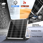 20W 12V Solar Panel Battery Charger Trickle Maintainer Kit