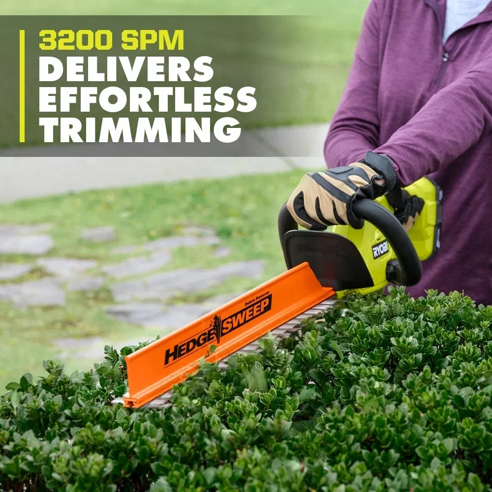 RYOBI 18V ONE+ 22" Hedge Trimmer - 2Ah Battery