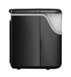 Frigidaire 33 lbs. Countertop Nugget Ice Maker, Self-Cleaning Ice Machine with Touch Controls, Black Stainless Steel