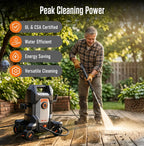 AIVOLT 4800 Psi at 2.76 GPM 13 Amps Corded Electric Cold Water Pressure Washer, Quick Connect Tips