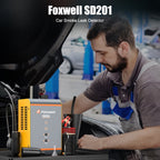 FOXWELL SD201 Car Smoke Leak Detector, Automotive EVAP Smoke Machine, Fuel Pipe Vacuum Smoke Diagnostic for Cars Motorcycles Trucks