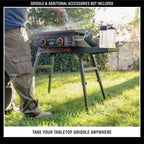 Blackstone Portable Griddle Grill Stand - Fits 22in And 17in Tabletop Models