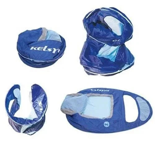 Kelsyus Floating Pool Lounger Inflatable Chair With Cup Holder Blue 2 Pack - 80014