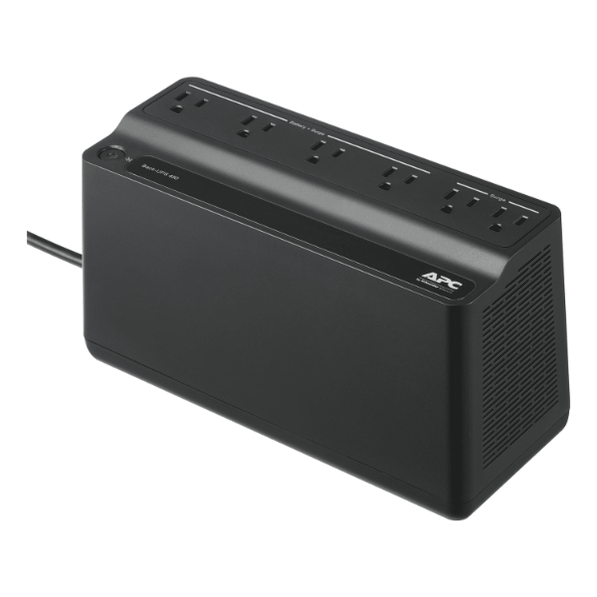 APC UPS 450VA Battery Backup Surge Protector, BN450M Backup Battery Power Supply, 6 Outlets