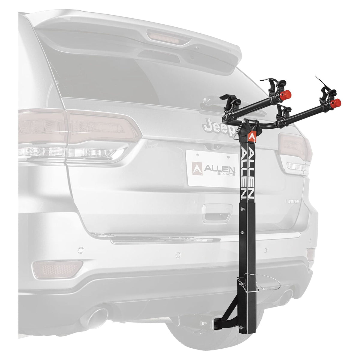 Allen Sports Deluxe 2-Bicycle Hitch Mounted Bike Carrier, Black