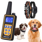 BEBANG 2600FT Dog Training Collars for 2 Dogs, Dog Shock Collar with Remote, 3 Modes Beep Vibration Shock, Waterproof, LED Light for Training Small