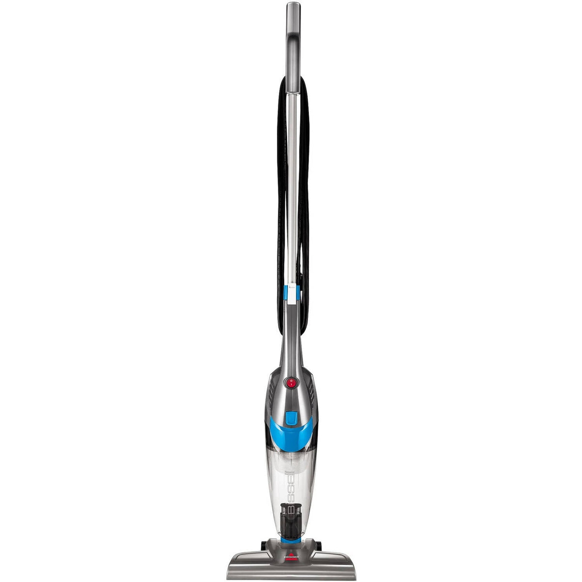 BISSELL 3-in-1, Corded, Stick Vacuum, Carpet, Area Rugs, Hardfloor, Upholstery, Removable Hand Vac, Lightweight, Easy Empty, 2030, Blue & Gray