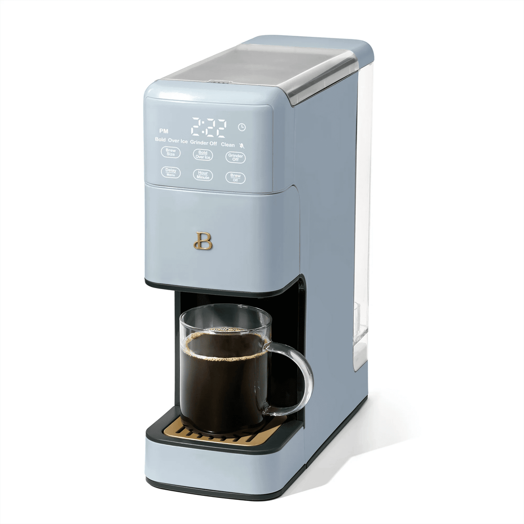 Beautiful Perfect Grind Programmable Single-Serve Brewer, Cornflower Blue