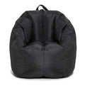 Big Joe Joey Bean Bag Chair for Kids/Teens, 2.5 ft Smartmax Lounge Chair, Easy-Clean & Lightweight, Black
