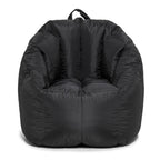 Big Joe Joey Bean Bag Chair for Kids/Teens, 2.5 ft Smartmax Lounge Chair, Easy-Clean & Lightweight, Black