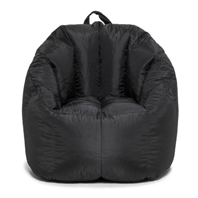 Big Joe Joey Bean Bag Chair for Kids/Teens, 2.5 ft Smartmax Lounge Chair, Easy-Clean & Lightweight, Black