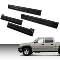 Black Trail Armor Rocker Panel Guard Cover Fit for 1999-2006 Chevy Silverado GMC Sierra