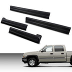 Black Trail Armor Rocker Panel Guard Cover Fit for 1999-2006 Chevy Silverado GMC Sierra