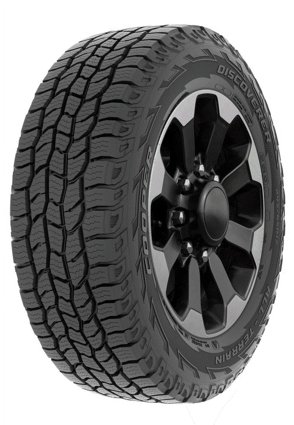 Cooper Discoverer All-Terrain 275/55R20 117T Light Truck & SUV Tire Fits: 2014-18 Chevrolet Silverado 1500 High Country, 2011-18 GMC Sierra 1500