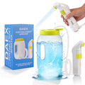 DAEX Electric Portable Bidet for Travel, Rechargeable Handheld Travel Bidet with 2.5L Water Bottle, Personal Hygiene Washer for Camping, RV and Home