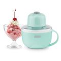 Dash My Mug Ice Cream Maker Personal Size 1 Cup Soft Serve Aqua