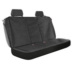 Genuine Dickies Quincy Pro-Grade Rear Bench Seat Cover for Cars, SUVs, and Crossovers, Black