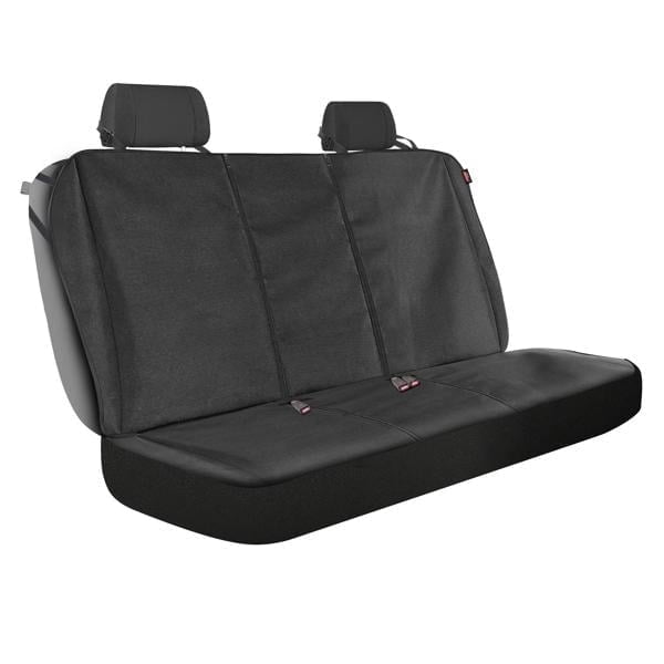 Genuine Dickies Quincy Pro-Grade Rear Bench Seat Cover for Cars, SUVs, and Crossovers, Black