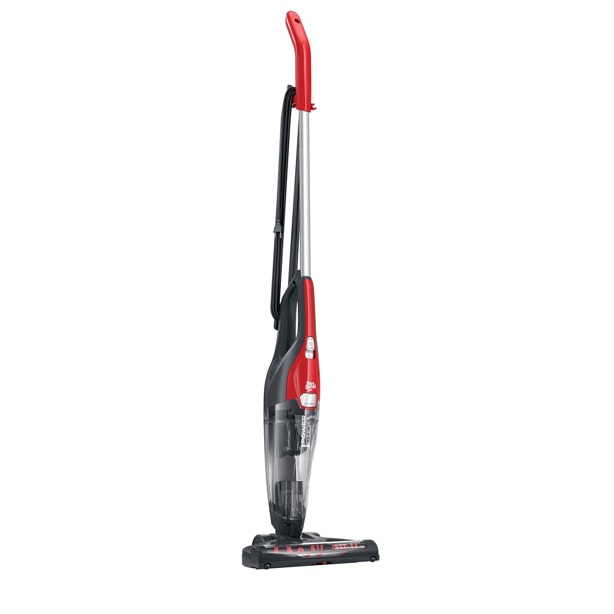 Dirt Devil Power Stick Lite 4-in-1 Corded Stick Vacuum Cleaner, for Rugs, Hard Floor, Upholstery, Lightweight, Attached Hand Vacuum, Small Spaces