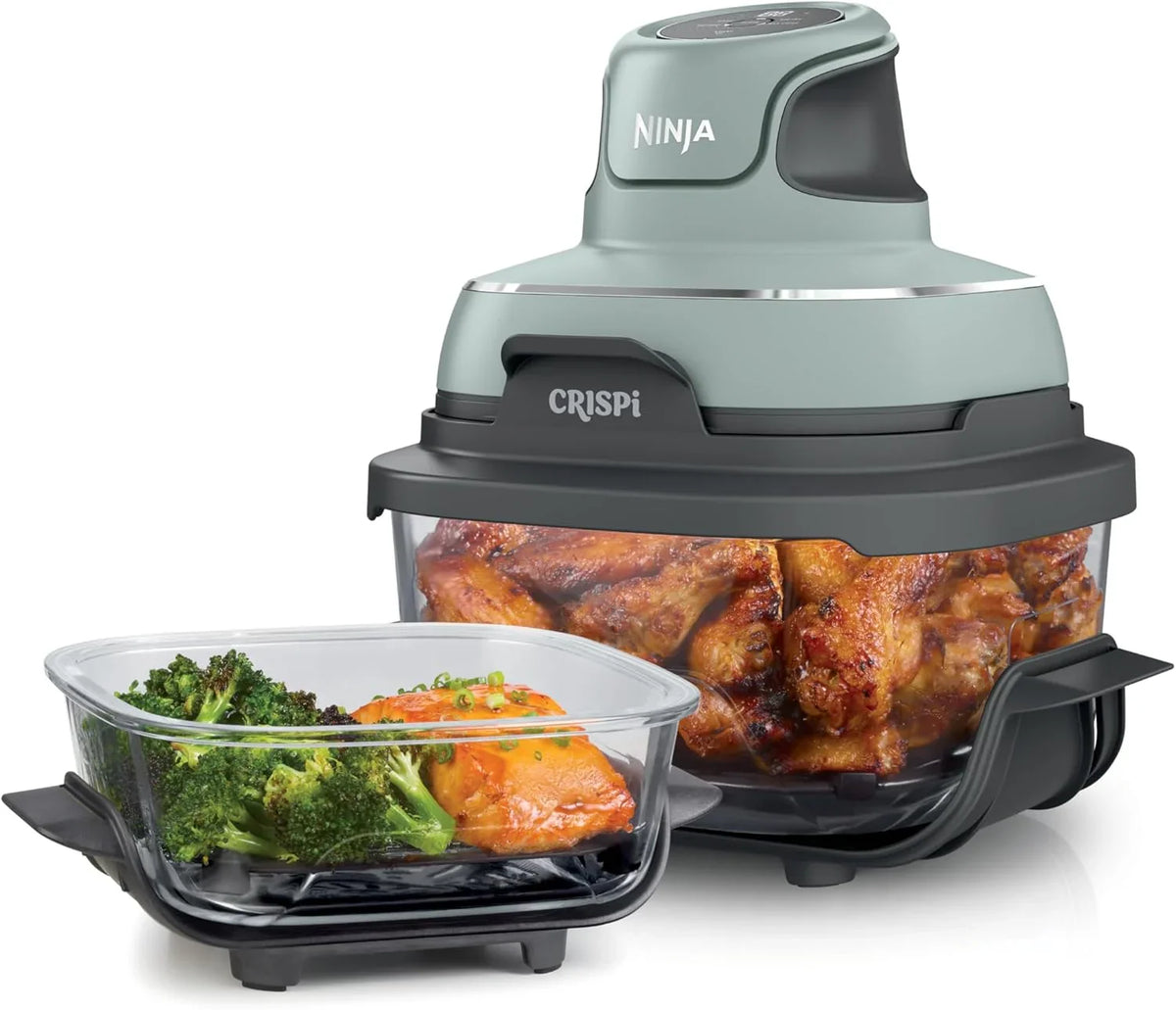 Ninja Air Fryer Cooking System, 4 Gallon, 6 Glass Containers - Crispi PowerPod