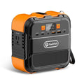 Flashfish Portable Power Station Mini Solar Generator, 98Wh 26400mAh Lithium Battery, 120W 110V AC Outlets with LED Light Backup Battery For Camping