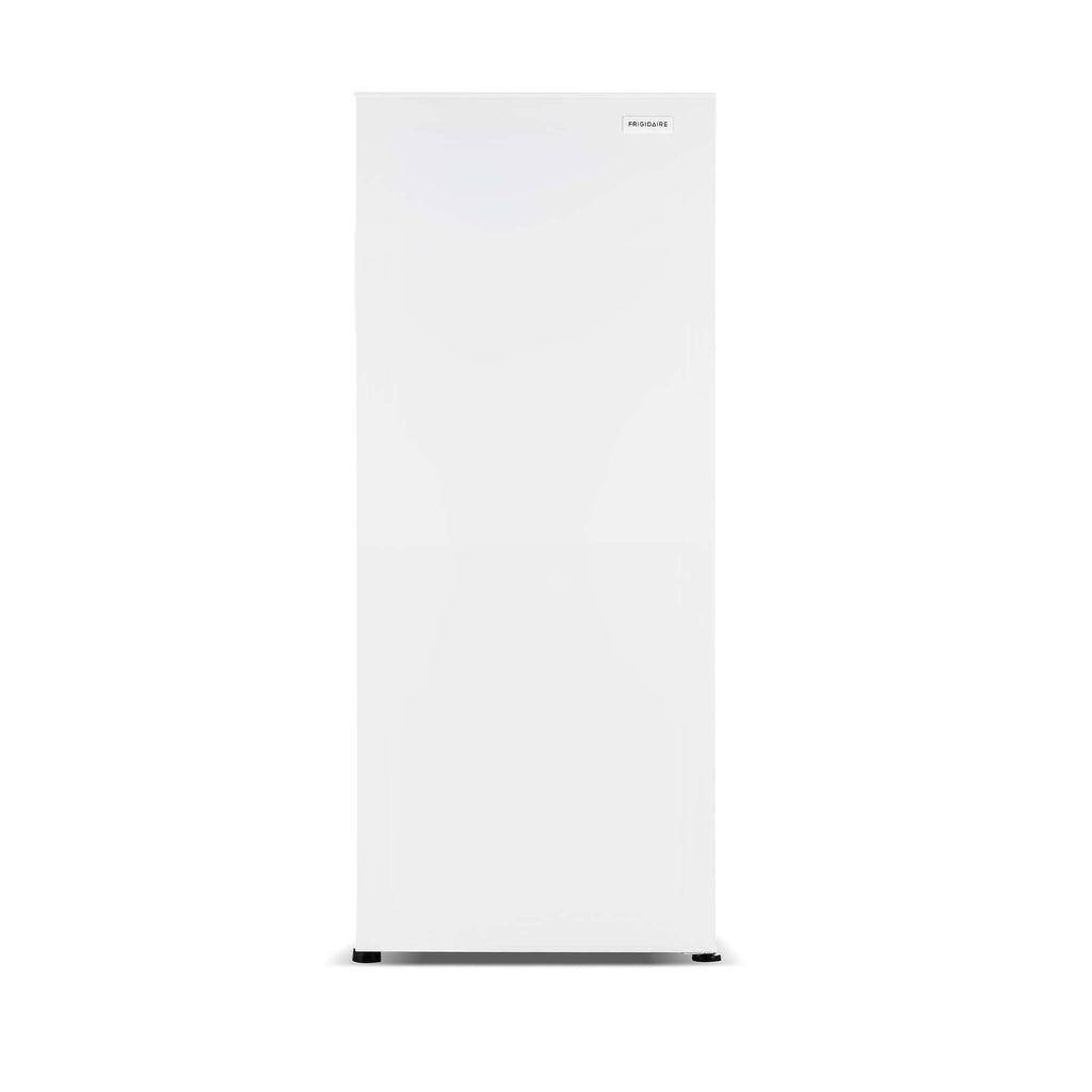 Frigidaire 10 Cu. ft. Garage Ready Upright Freezer, Recessed Handle, Adjustable Temperature Control, Flush Back Design, Efficient Cooling, White