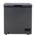 Frigidaire 5.0 Cu. ft. Garage-Ready Chest Freezer, Compact Deep Freezer for Kitchen, Apartment, Small Freezer for Bulk Storage, Black Granite