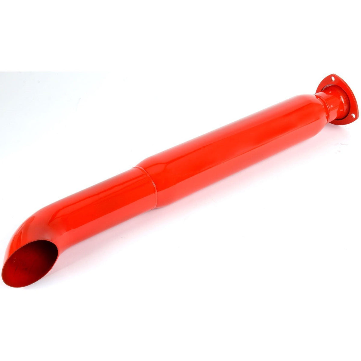 JEGS 30296 - Glasspack Header Muffler with 3 in. Collector [3 in. Turndown Outlet]
