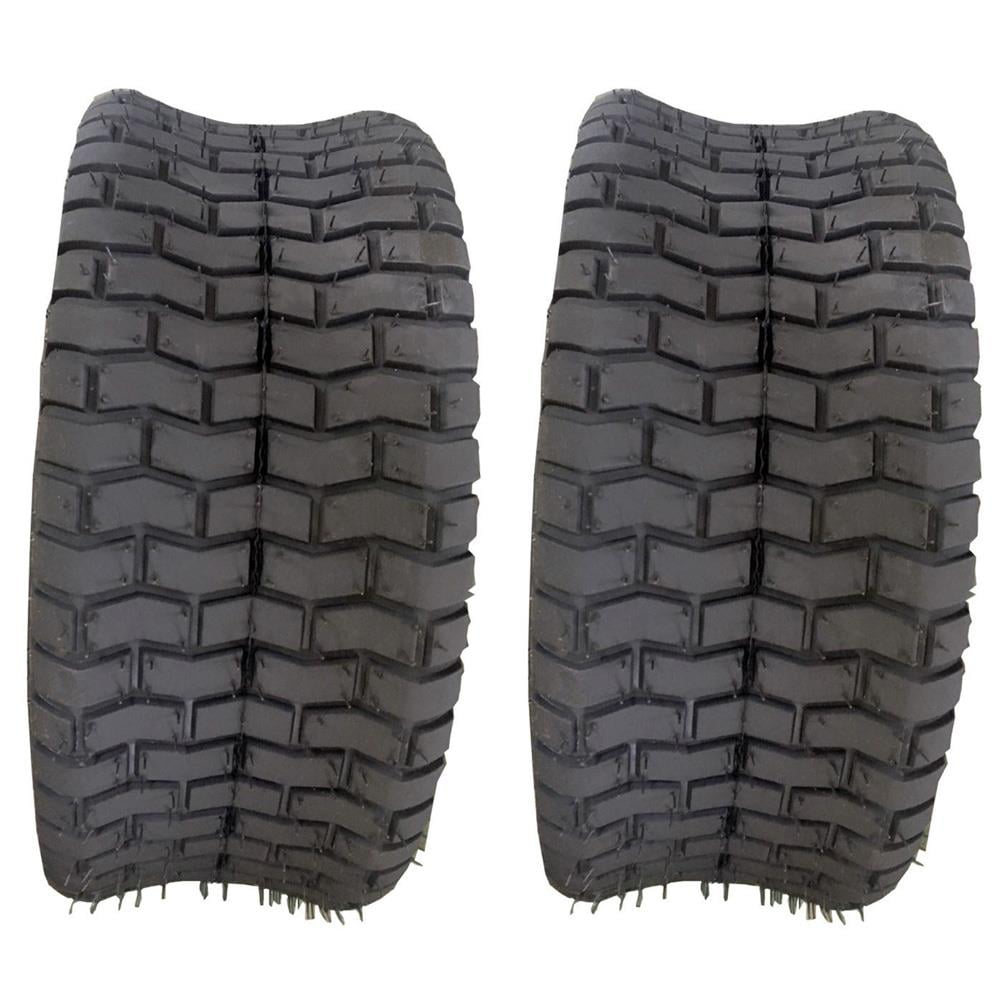 Ktaxon 2 Pack 16x6.50-8 Lawn Mower Turf Tires, Garden Mower Tractor Cart Tires, 4PR Golf Cart Tires, Tubeless