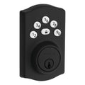Kwikset Powerbolt 240 Matte Black 5-Button Keypad Traditional Electronic Deadbolt Door Lock