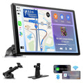 LAMTTO 10.1" Portable Wireless CarPlay Screen for Old Vehicle with Super Link Mirroring, Apple CarPlay & Android Auto, Bluetooth, FM, AUX, Navigation