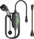 EVDANCE Level 1&2 EV Charger, Electric Vehicle Portable Charger with 25FT Cable, Home EV Charging Station for J1772 Electric Cars, 16Amp 110V-240V