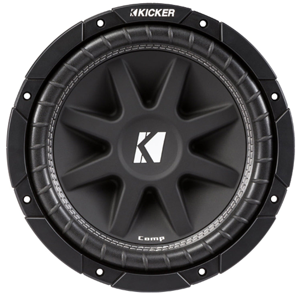 Kicker 43C104 10-Inch 300 Watts Max Power Single 4 Ohm Car Subwoofer