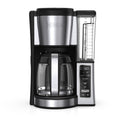 Ninja 12-Cup Programmable Drip Coffee Maker, 2 Brew Styles, Adjustable Warming Plate, CE250, Black/Stainless Steel