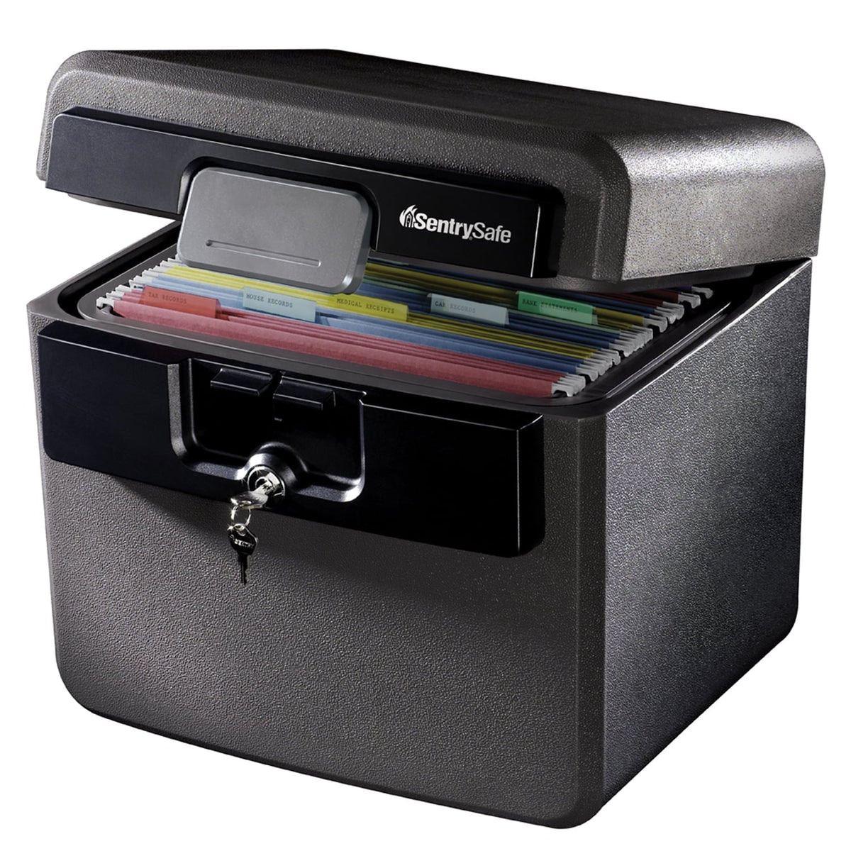 SentrySafe HD4100 Fire-Resistant and Water-Resistant Box Safe with Key Lock, 0.65 cu. ft.