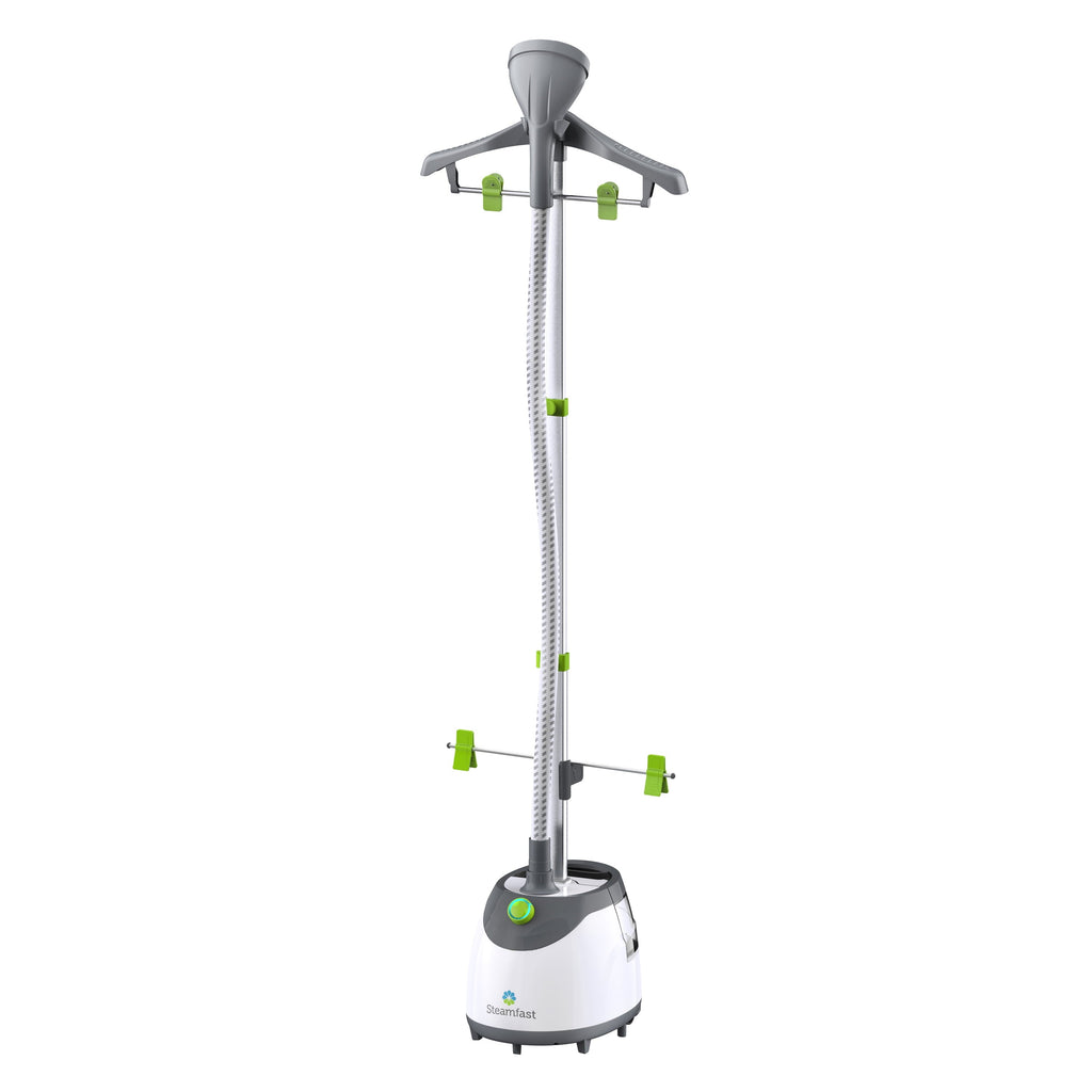 Steamfast SF-567 Full-Size Upright Garment and Fabric Steamer with Clothes Hanger, 1500W, 45-Second Heat Up, 96 Minutes of Continous Steam, 86 fl oz