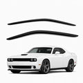 TuningPros WV2M-108 Outside Mount 2.0mm Window Visor Deflector 2 Pcs Set For 2008-2016 Dodge Challenger