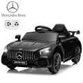 UBesGoo 12V Licensed Mercedes-Benz Electric Ride On Cars Toys for Kids, Power Wheels with Parent Remote Control, Black