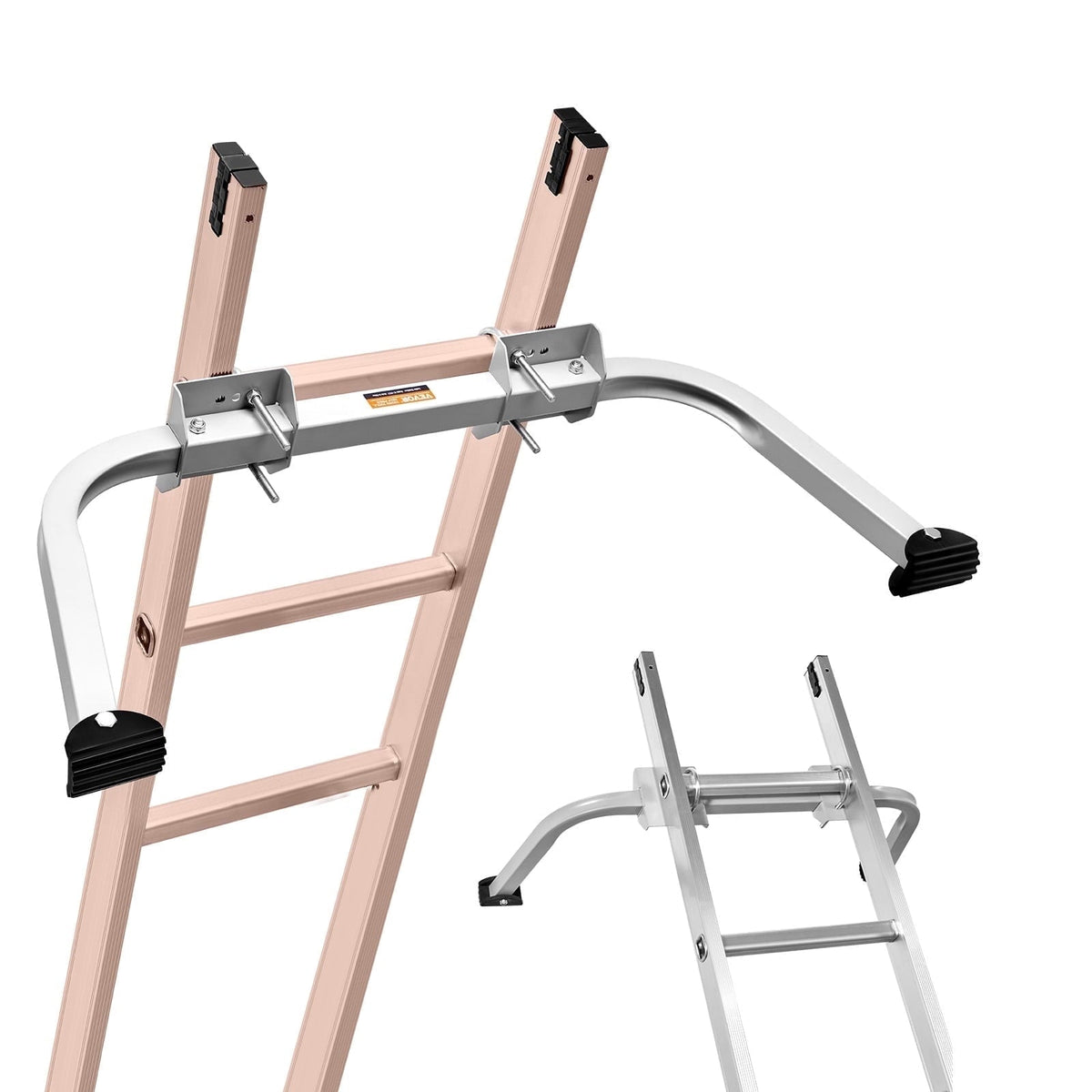 VEVOR Ladder Stabilizer, Extension Ladder Standoff, Heavy Duty Wing Span/Wall Ladder Accessories for Roof Gutter, Easy to Use & Wide Adaptability &