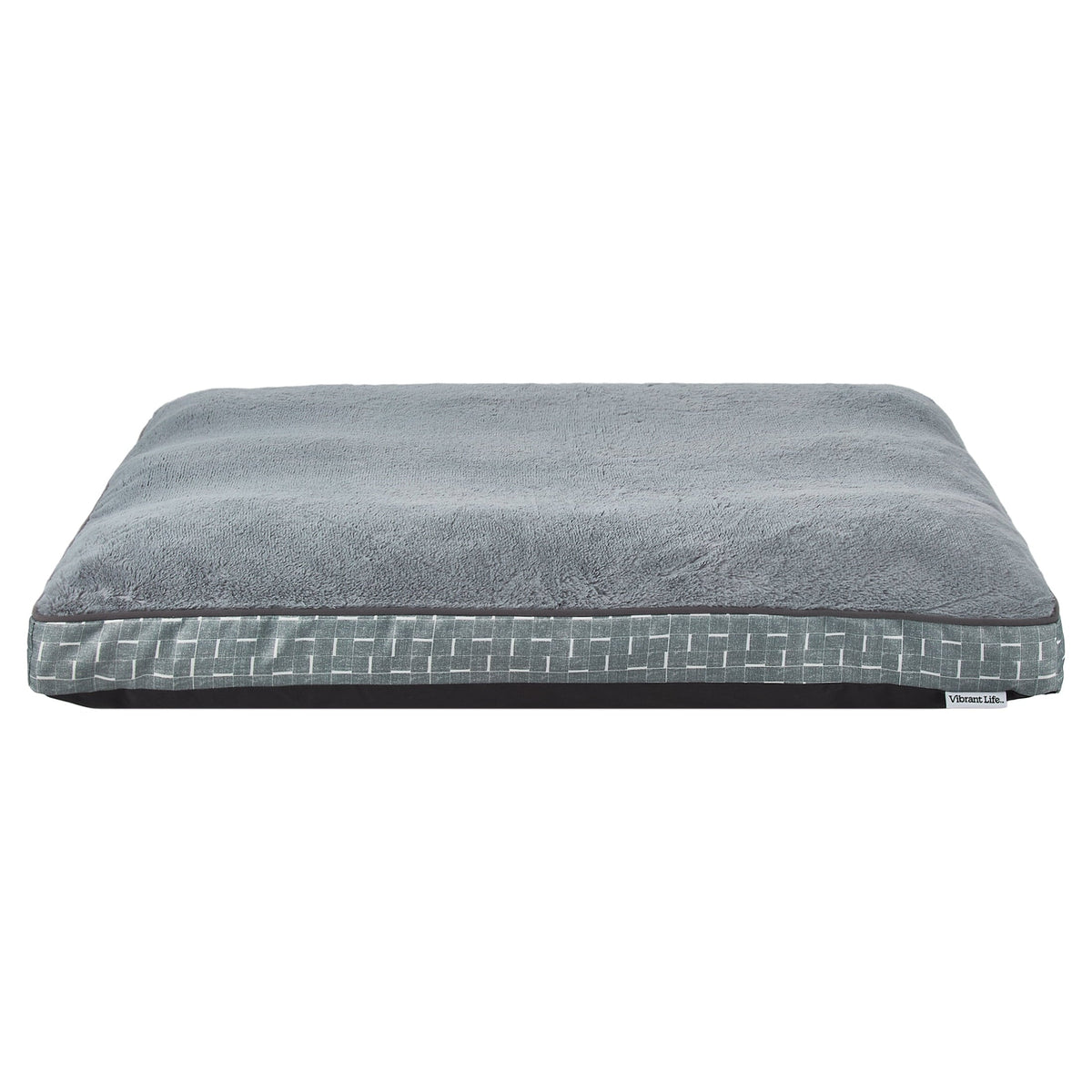 Vibrant Life Medium/Large Orthopedic Pet Bed Mattress Edition, Gray, 40" x 80"