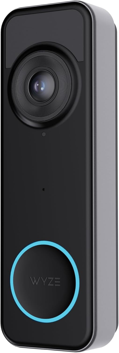 Wyze Video Doorbell Camera Wireless 1536x1536 HD Plus - 1 Month Cam Plus