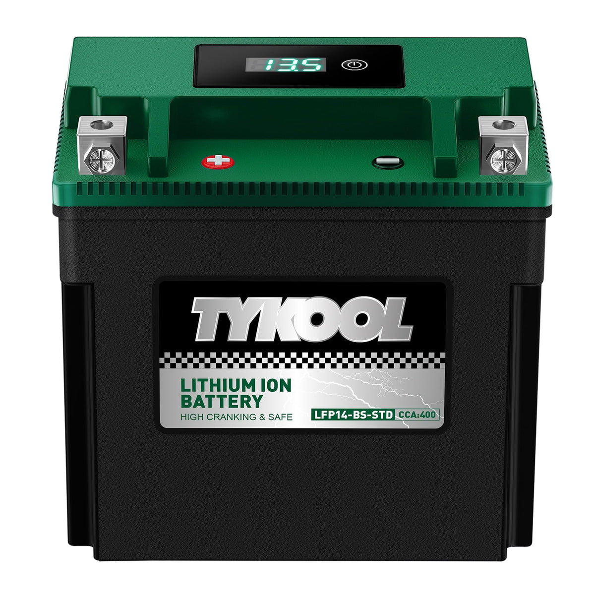 YTX14-BS 400CCA 12V 7AH Lithium Powersports Battery,Motorcycle Battery,Starting Battery for ATV,UTV,Scooter,Snowmobile,Jet Ski
