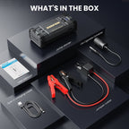 AVAPOW 3000A Car Jump Starter, 23800mAh Portable Battery Booster for 12V Vehicles, Jump Box for Up to 8.0L Gas and 8.0L Diesel Engines, with Smart